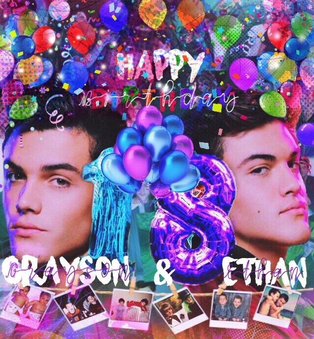 copdolan's tweet image. TODAY IS A SPECIAL DAY!! It's a new jornaul for two people that I love with all of my soul,bc they're the sweetest people that I ever seen and they deserves everything in this world.I watched every stage of they career and I'm SO proud of everything!HBD🎉👬
#DolanTwins18