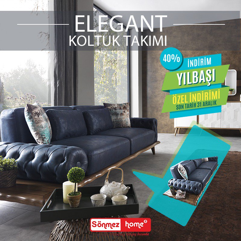 Elegant Modern Koltuk Takımı evlerinize sıra dışı bir huzur ve güzellik katıyor! 😄👍
#EnGüzelAnlara #SönmezHome2017 #Yeni #EnGüzelAşklara #Sönmez #Home #YeniSezon #Modern #HomeDesign #Design #Decoration #Ev #Evlilik #Wedding #Çeyiz #Konfor #Rahat #Dolap #Estetik #Renk #yilbasi