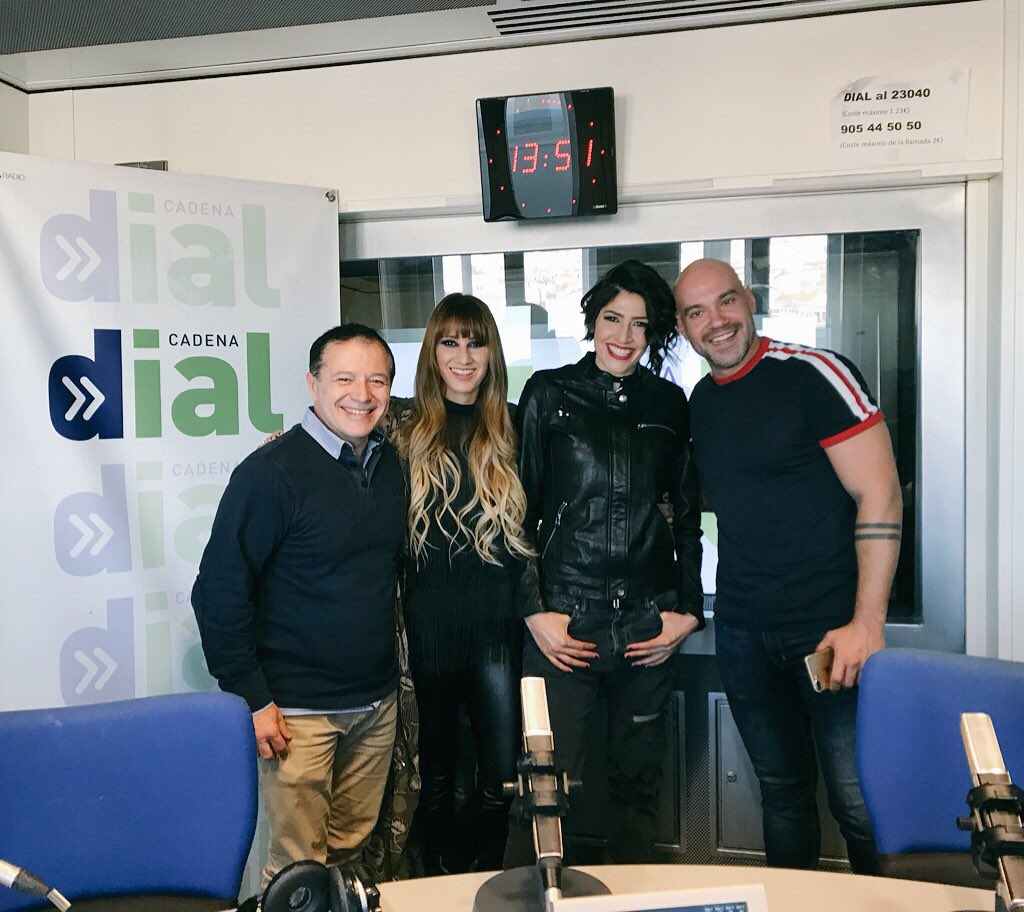 haashoficial's tweet photo. ¡Arrancando último día de promo!🇪🇸⭐️ Gracias por recibirnos tan lindo en @Cadena_Dial con @RafaCanoOficial por @Dialtalcual https://t.co/Kp6yIGHyzi