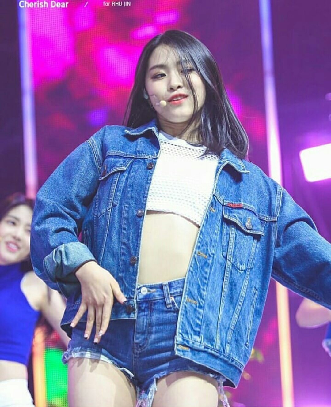 Blue Multi Belt Hoop Denim Skirt | Ryujin - ITZY - Fashion