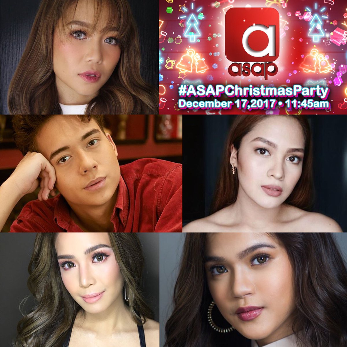 ASAPOfficial's tweet photo. Never fear, the cast of Haunted Forest is here! Salubungin sila bukas on #ASAPChristmasParty! 🎄🌟🎄 https://t.co/0fppq1HB55