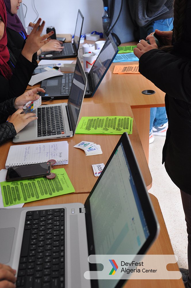 GDG_Algiers's tweet photo. Good morning,
The second day of #DevFest_Algeria_Center is about to start.
Stay tuned for more information.

#DevFest17MENA #GDGAlgiers #GDGLesRosiers #GDGTipaza #GDGChlef #GDGGhardaia #GDGMsila   #GDGElTarf #GDGTlemcen #WTM #GDGs #Algeria #2K17 

Event :
https://t.co/u9C4HAsO2V https://t.co/PZzfxQ9cCM