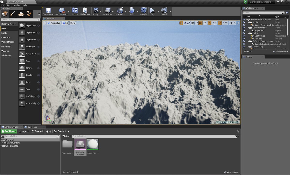 unreal engine 4 procedural generation