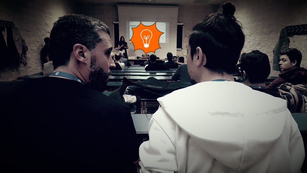 I nostri talk sono pieni di spunti. Anche i nostri <a href="/webgrafia/">follow @Buttarini</a> e <a href="/i_Genius/">Eugenio Petullà</a> hanno avuto un' illuminazione!
#WCRM #WordCampRoma #WordPress #WordCamp