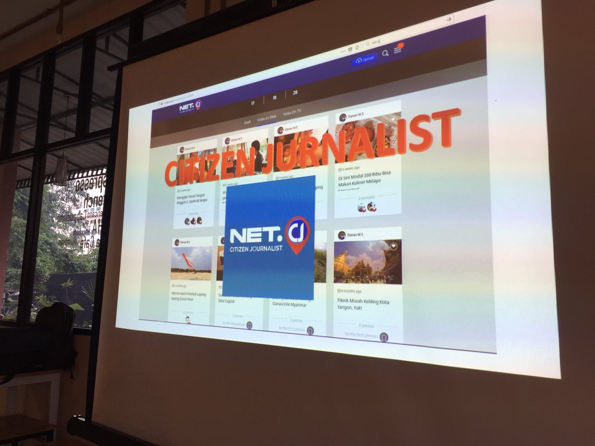 akber_batam's tweet photo. Mas @dananwahyu cukup rutin bikin konten video untuk ditayangkan di program Citizen Journalism NET TV. #AkberBTM03 https://t.co/d0juolKj4s