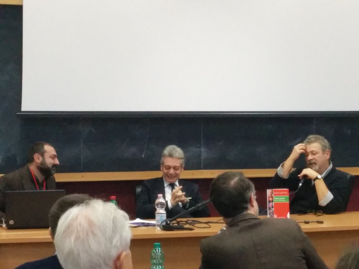 medialabunipi's tweet photo. #compol2017 "Members' Books" @lmfasano66 &amp; @PaoloNataleMi "L'ultimo partito: 10 anni di Partito Democratico" @AssoComPol https://t.co/UBgX2quorw