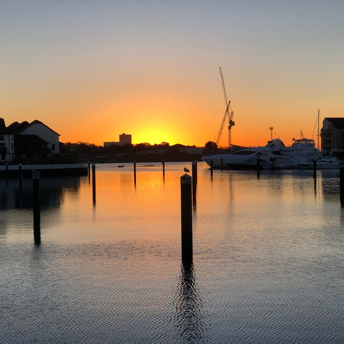 OceanVillagePic's tweet photo. #Sunrise in #OceanVillageSouthampton https://t.co/zOeMm5Px8H