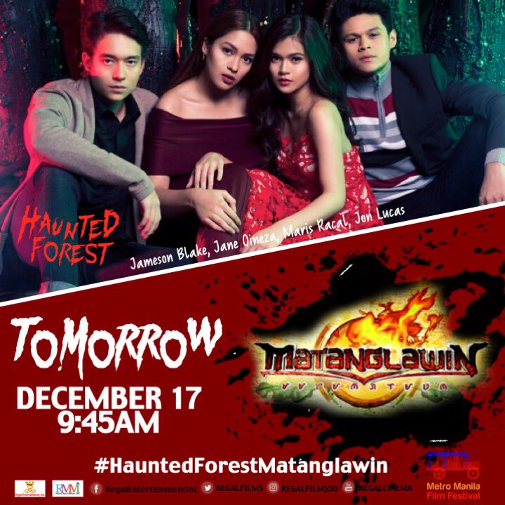 RegalFilms's tweet photo. Kakayanin kaya nila Maris, Jon, Jameson and Jane ang mystery box challenge ni Kuya Kim? Abangan sila sa Matanglawin bukas! #HauntedForestMatanglawin https://t.co/cH3MoCEMtE