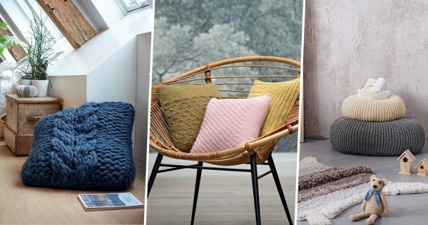 8 DIY pour tricoter un coussin  <a href="/PhildarOfficiel/">Phildar</a> buff.ly/2ofgxpg