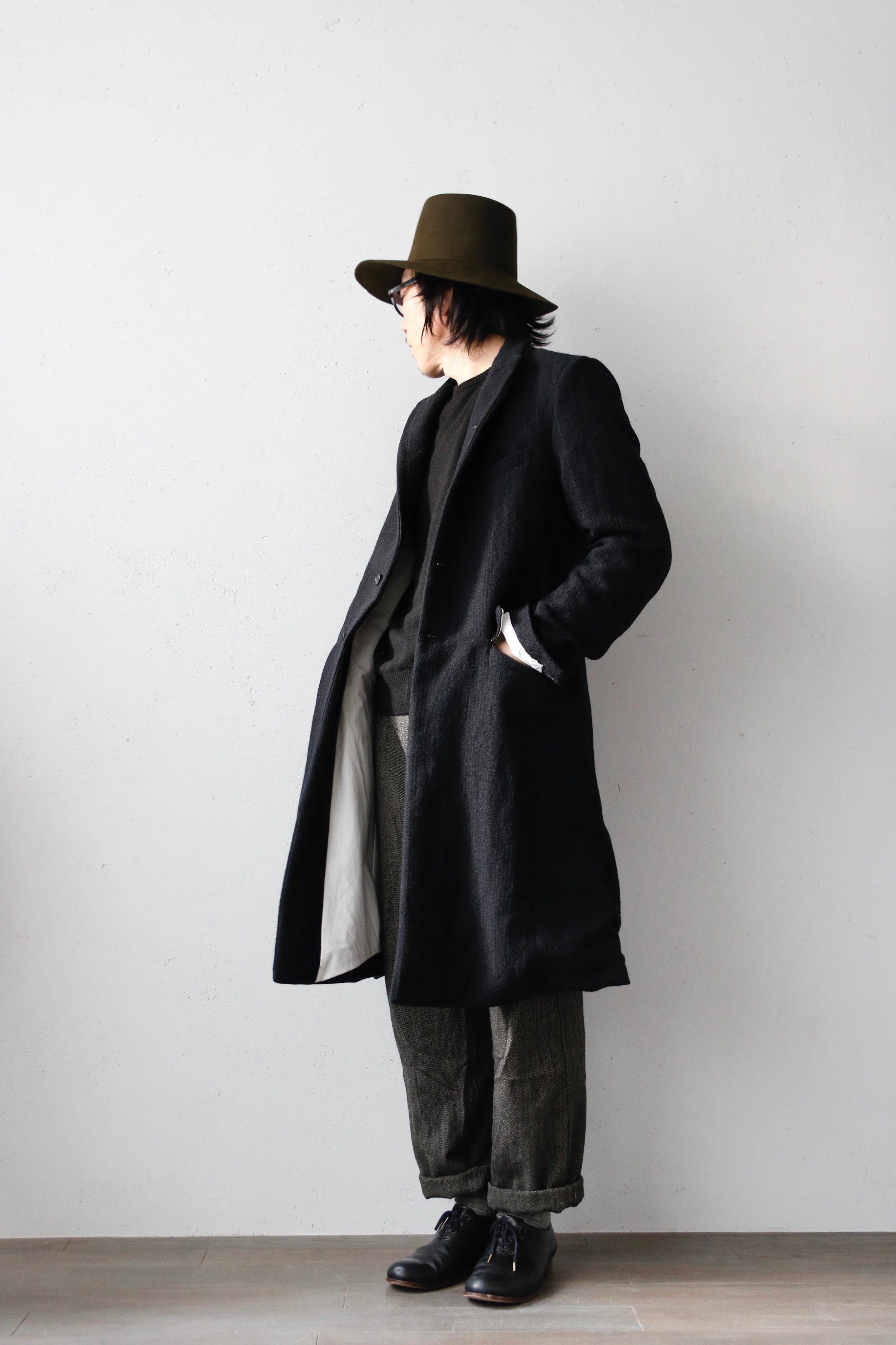 Bergfabel バーグファベル / LONG COAT WITH HOODコート / B