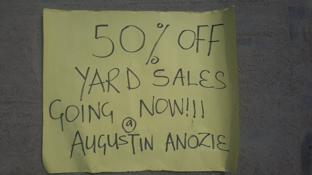 BandiNetworks's tweet photo. Dear Lagos if you are in Lekki phase 1, Come out for our Xmas yard sales on household items. 50% off on everything @Gidi_Traffic @segalink https://t.co/drJhw4ofhG