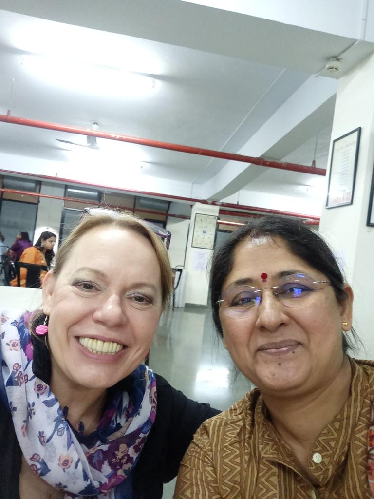 TiwariProf's tweet photo. Eva, a delegate from #Hungary presented a paper on how women teachers of #Hungary are working as cultural agents of erstwhile Soviet Union. #ICLLC #pune #yashada #aundh @hashPune @Pune24x7 @pune_pulse https://t.co/jX7FwGwSW7