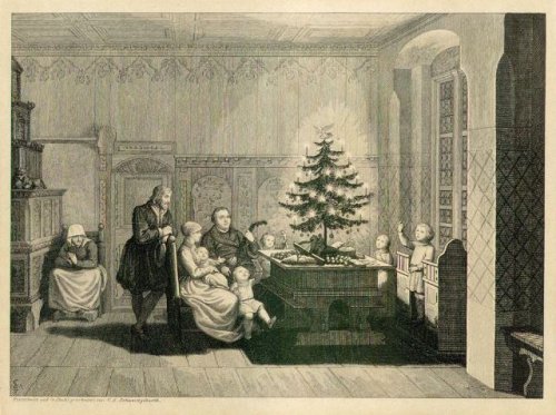 britishlibrary's tweet photo. While there doesn’t appear to be any truth to the rumour that Martin Luther invented the Christmas tree, he did play a part in other Christmas traditions https://t.co/mijYTSvbDZ #BLAdvent https://t.co/5wFtotyWJy