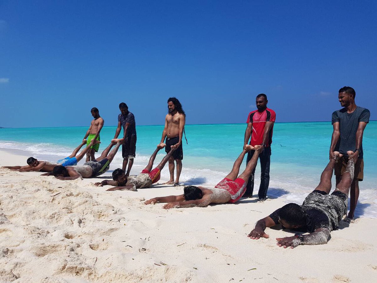 HYDS_MV's tweet photo. #MaiCup2017 

HYDS Football Team beach training highlights 

#HYDS4YOUTH https://t.co/c3eRlNLp8w
