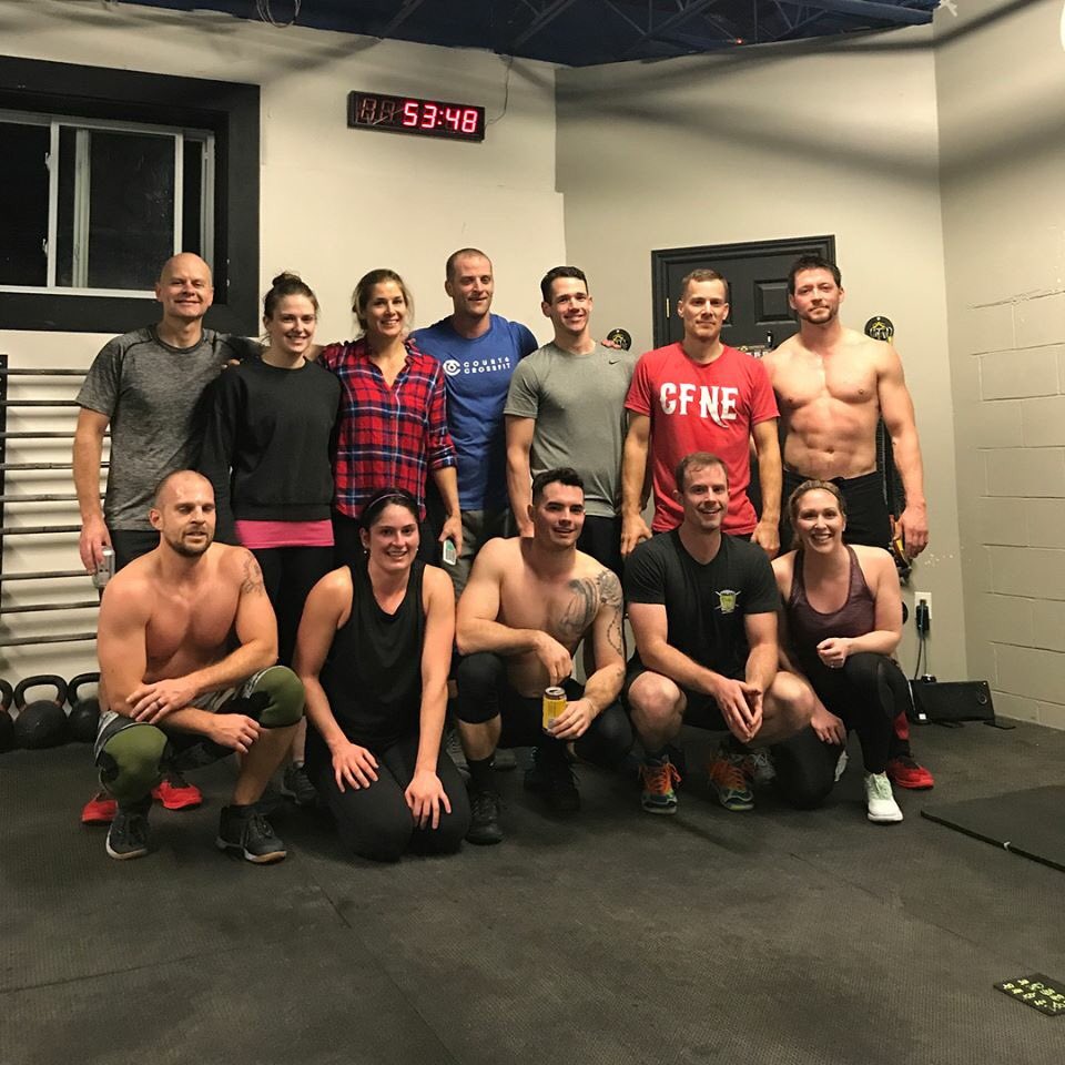 mitchcormierCBC's tweet photo. They burpeed (?) their way to $560 to help #CBCFeedPEI. Thanks Court 6 CrossFit. https://t.co/7RfyhIhPxD