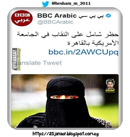 حظر شامل على النقاب في الجامعة الأمريكية بالقاهرة