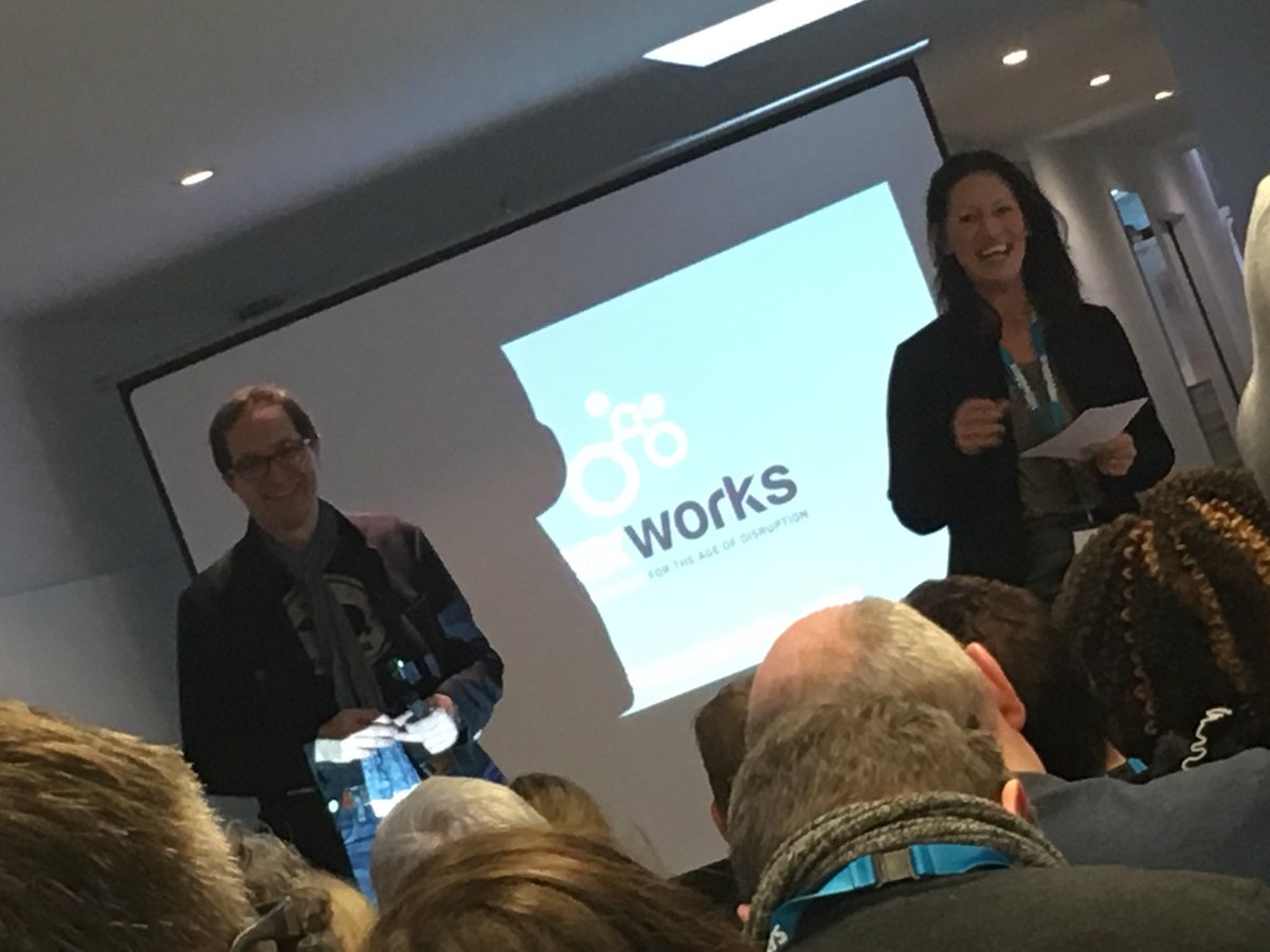 isoof's tweet photo. Great summary @LesleyArens of the passionate Keynote of @hinssen #DATHR great morning this saturday morning! https://t.co/GSj9Ce9wIl