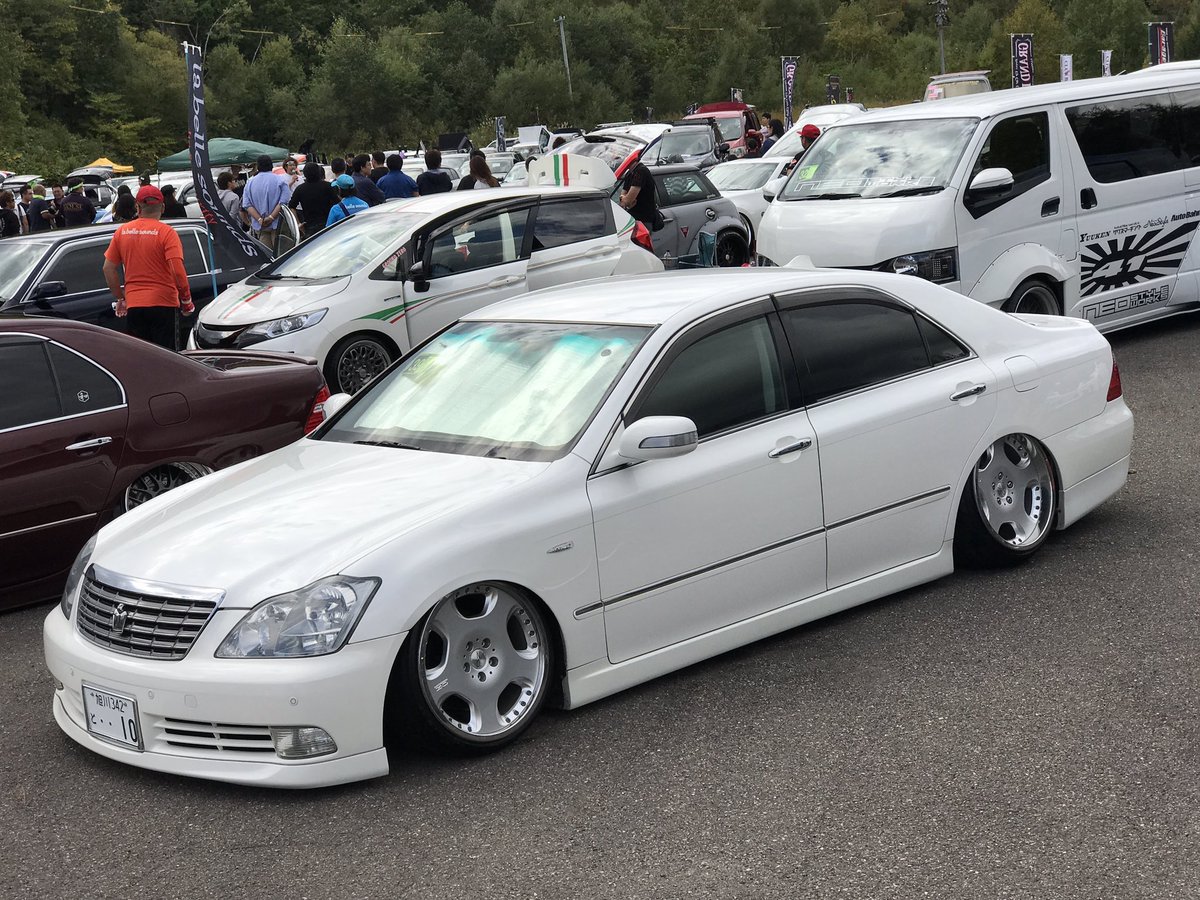 Vip Stance U Tvitteri 18 Crown 純ベタ仕様 外装は純正エアロで重圧