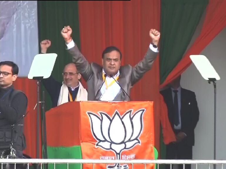 Grateful to <a href="/PMOIndia/">PMO India</a> Sri <a href="/narendramodi/">Narendra Modi</a> ji for blessing <a href="/BJP4Meghalaya/">BJP Meghalaya</a> by attending this #RallyforChange. #NorthEast is yearning for a big leap and your presence bolsters our confidence and morale. #PMInNorthEast