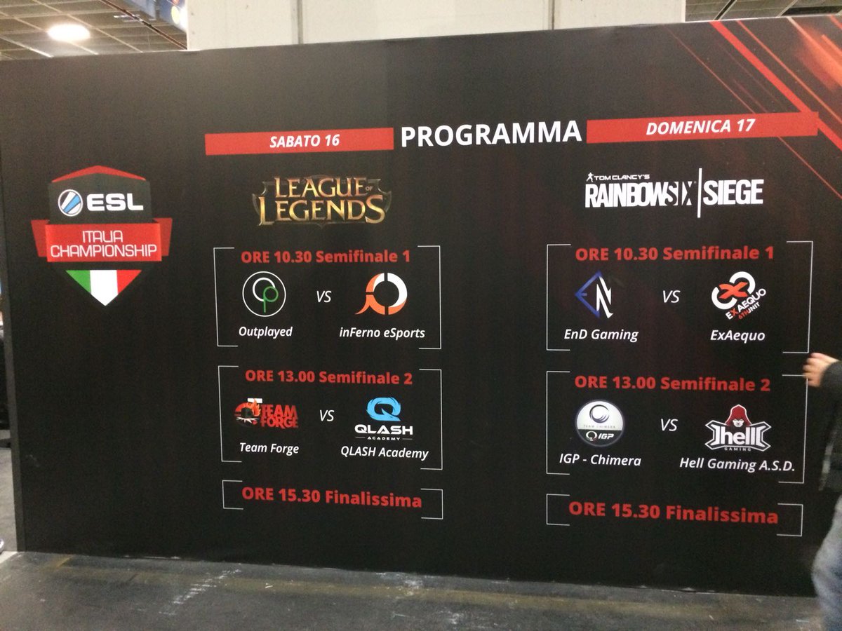 HGEsportsASD's tweet photo. Ready for #TorinoComics Final @ESLItaly Campionship!!
#StayTuned #HellisBetter #7up @HellGamingASD https://t.co/EXRSpgEBPD