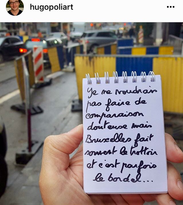 AstridTs's tweet photo. toujours le mot pour rire merci @HugoPoliart 
@SmetPascal @lalibrebe @BrusselsLife @quatremer @BXLCITY https://t.co/xKjGKWUnfs
