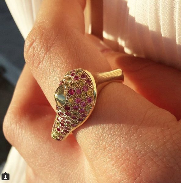 There's no arguing with this prickly #ring by Maria Kotsoni - it's a must-have for any determined young lady! Shop now: ow.ly/Ta1750fDTdV