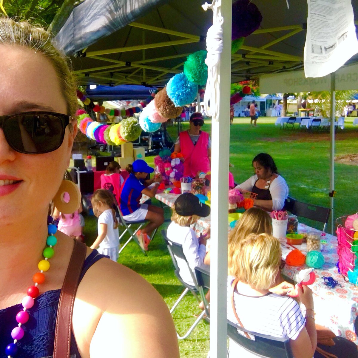 MajellaEdwards's tweet photo. Phew! And that’s a wrap ✂️🌈🎨🦄🏖🏝 SO. MANY. POMPOMS. #brisstyle #goldcoast #craftworkshop #creativehub #makerspace https://t.co/uavhCjRywh
