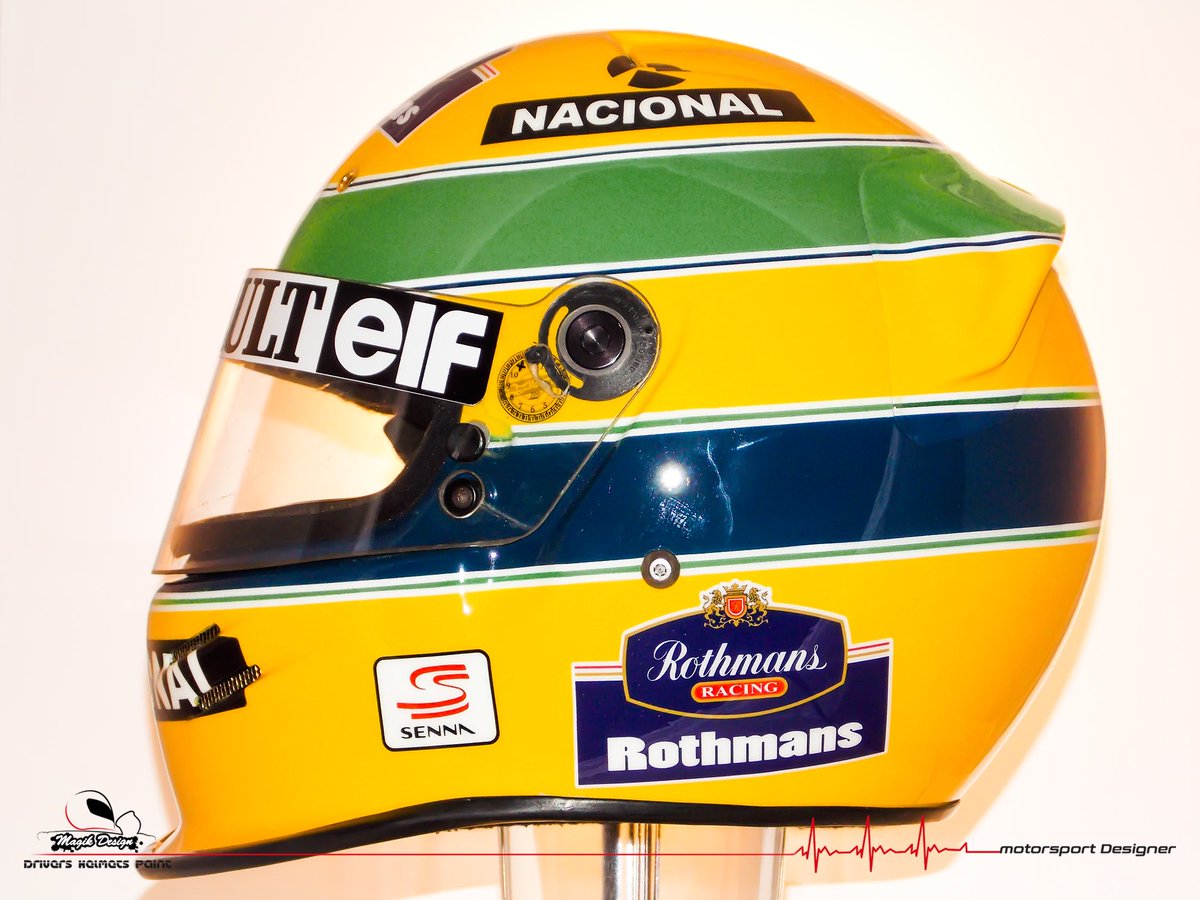 Magik_Design's tweet image. Réplica senna #Senna #F1WorldCup  #f1