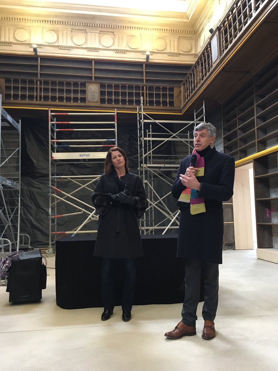 EuroMetroMetz's tweet photo. Restauration de l'entrée du #Musée : Pour 2018 nous faisons le pari de la #culture pour toujours hisser notre territoire vers le haut https://t.co/5ijM0CulKX