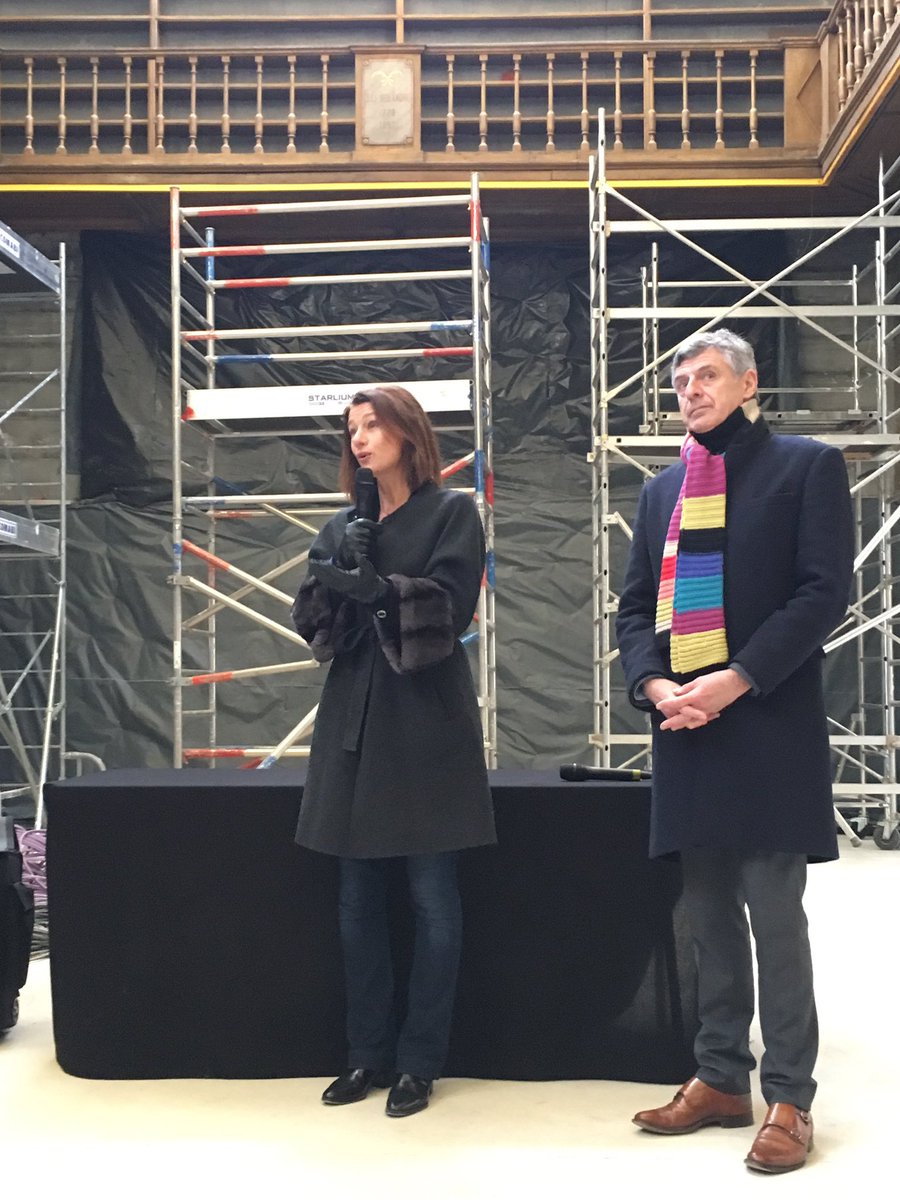 EuroMetroMetz's tweet photo. Carole Gaessler au Musée de la Cour d'Or célèbre le #patrimoine messin et salue les initiatives de nos mécènes https://t.co/sOGFQrdSdx