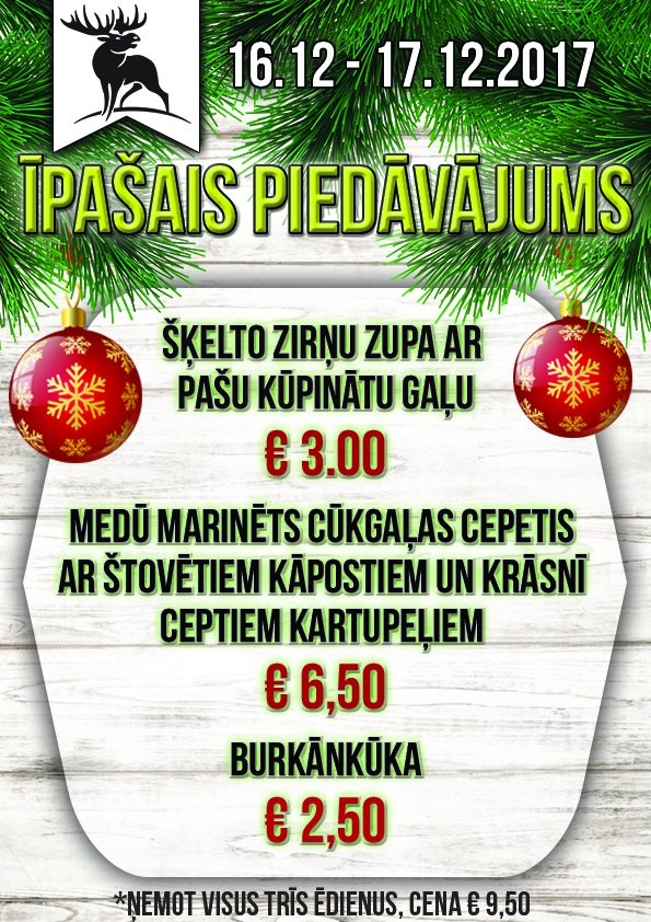 Gatavi nobaudīt mūsu īpašo piedāvājumu? Šoreiz svētku noskaņās.. ☃❄🌲