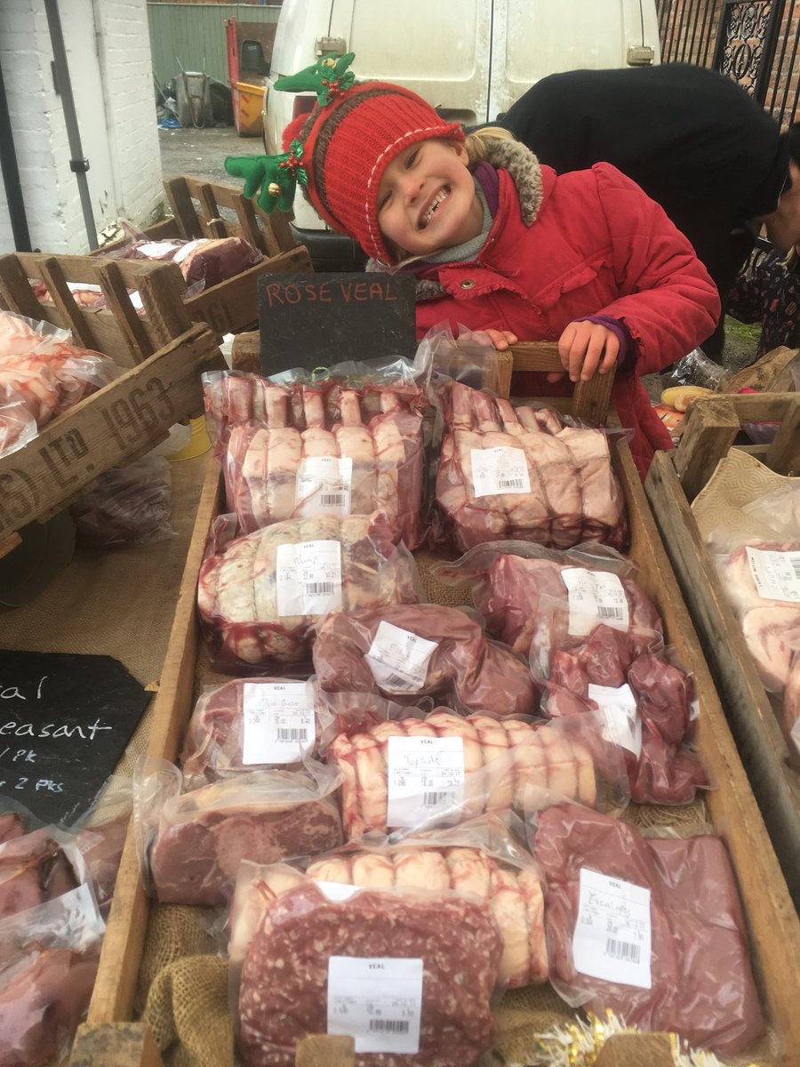 LaundeFarmFoods's tweet photo. @JimmysFarmHQ @jamieoliver thanks for the shout out to rose veal last night! Flying on today’s market! https://t.co/fjGPoO8Ypl