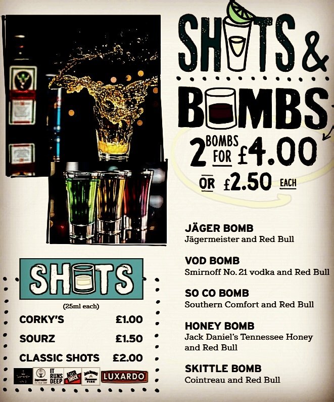 🎉ITS SATURDAY 🎉
Grab some pals this saturday afternoon and pay us a visit as we have 5 dish sharing planks for only £8.49!! (severed until 9pm) 

Then...

Tonight, all our cocktails,including pitchers,are 2 for 1 &amp; all bombs 2 for £4 

Great atmosphere//Great Deals

#letsparty