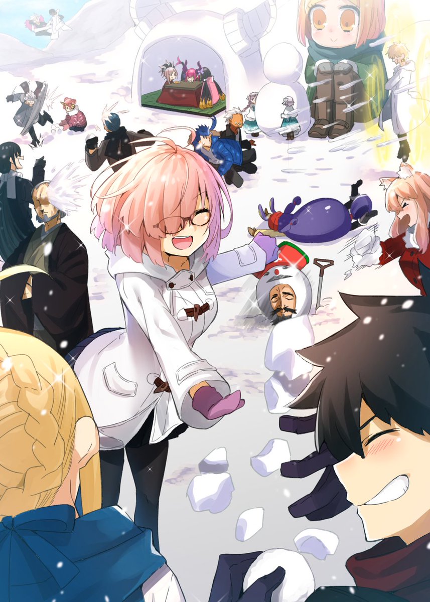 Fgo カルデアの冬行事や年末年始を描いたイラスト17まとめ Fgo Togetter