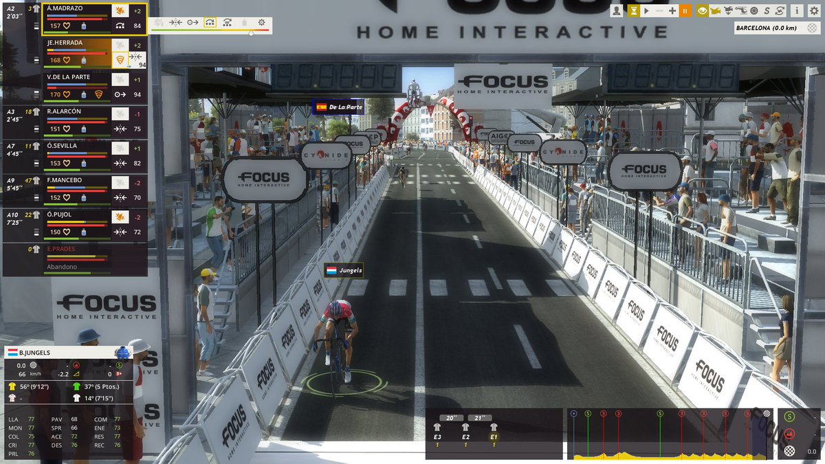Alpe__dHuezCT's tweet photo. @AngelN_201 Volta Catalunya, 7

- Victoria de Bob Jungels, el más fuerte de la fuga
- Ángel Madrazo 13º mejor Alpe d'Huez
- Jornada de muchas caídas

5 A.Navarro +1:10
20 D.Molina +2:44
25 J.Sánchez
38 M.Nieto +3:40
42 J.Basajaun +4:13
52 I.Plana +5:04
55 L.Contador
82 I.Trujillo +6:10 https://t.co/f51Vb17bpq