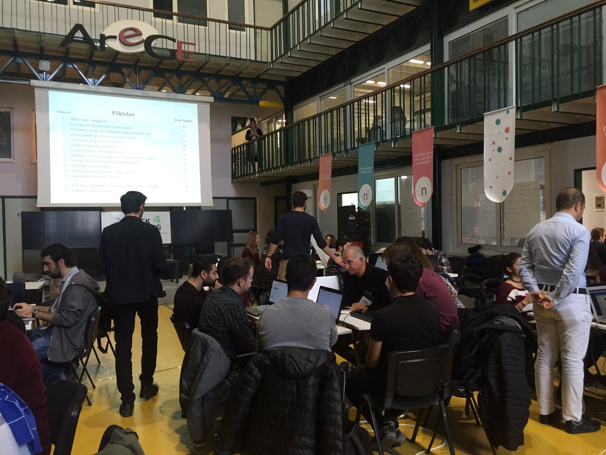 SelinArslanhan's tweet photo. Bugün #hack4wellbeing günü. 14 takım hareket kabiliyeti kısıtlılığına inovatif teknolojik çözümler geliştirmek için çalışıyor @nuvege @startinizmir https://t.co/RDU6IK12da