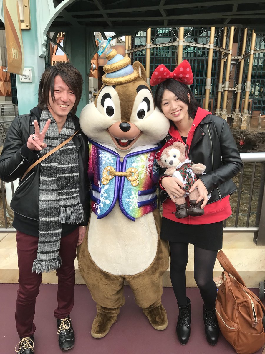 癒愛姫 昨日はおそろコーデして Tdsデート チップがカバン あいてるの教えてくれて 一緒に写真まで撮ってくれた 艸 念願のダッフィーとも写真撮れたし 乗りたいアトラクションも乗れて 日帰りだけど すごく充実できた ๑ ๑ また行きたい