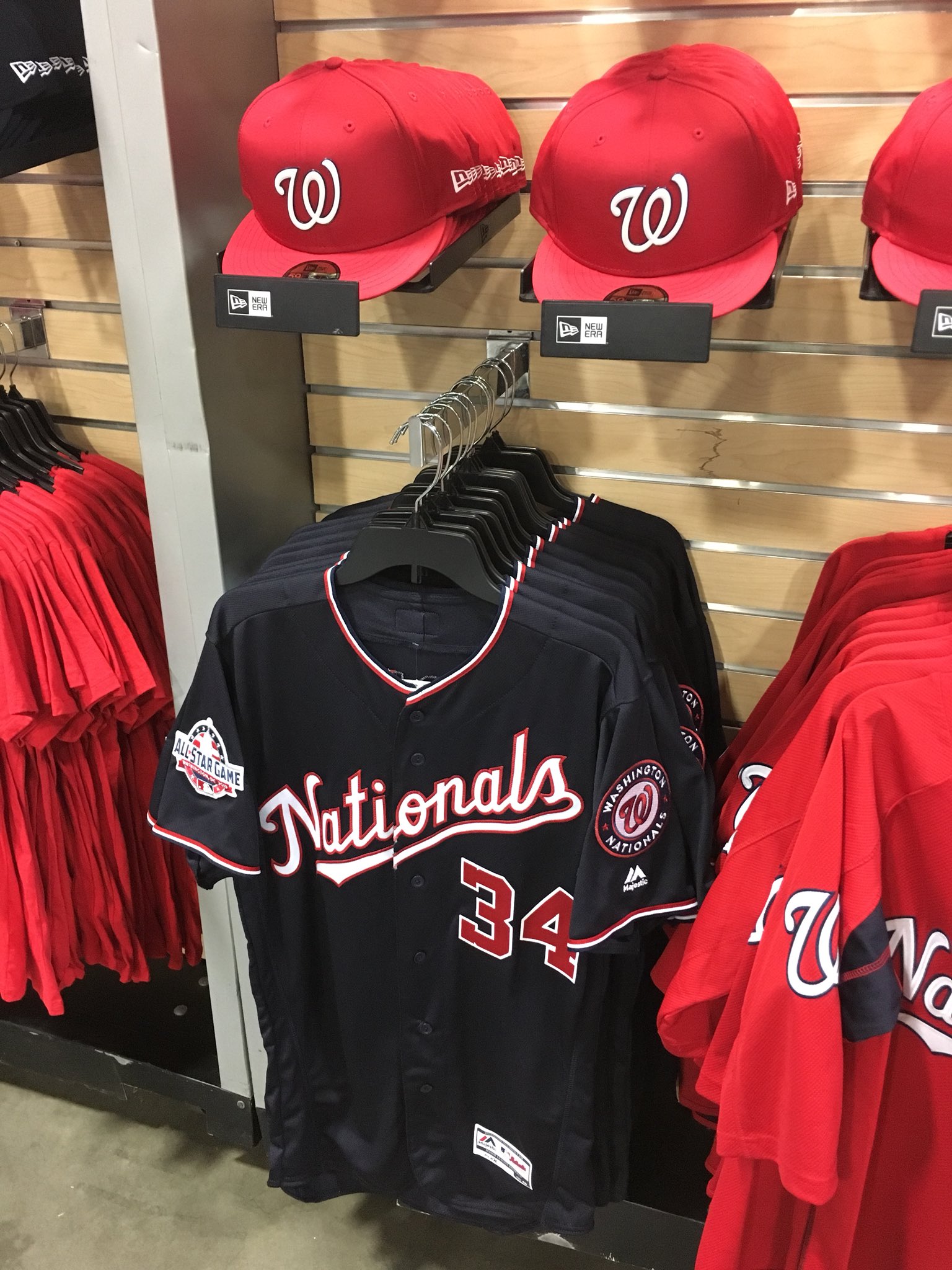 Nats Team Store on X: Check out the new alternate jersey for the 2018 All- Star season! Available now at #NatsWinterfest!  / X
