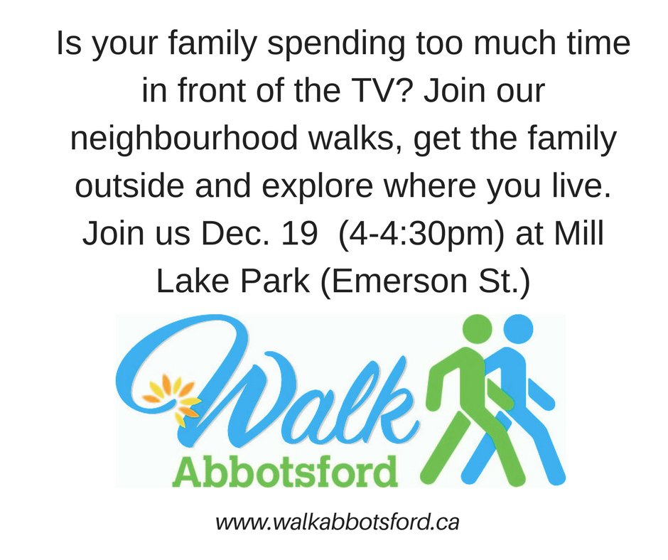 Join us for our second Walk Abbotsford on Tuesday afternoon!  walkabbotsford.ca  #HealthyAbby https://t.co/eaqSaF6Lhq