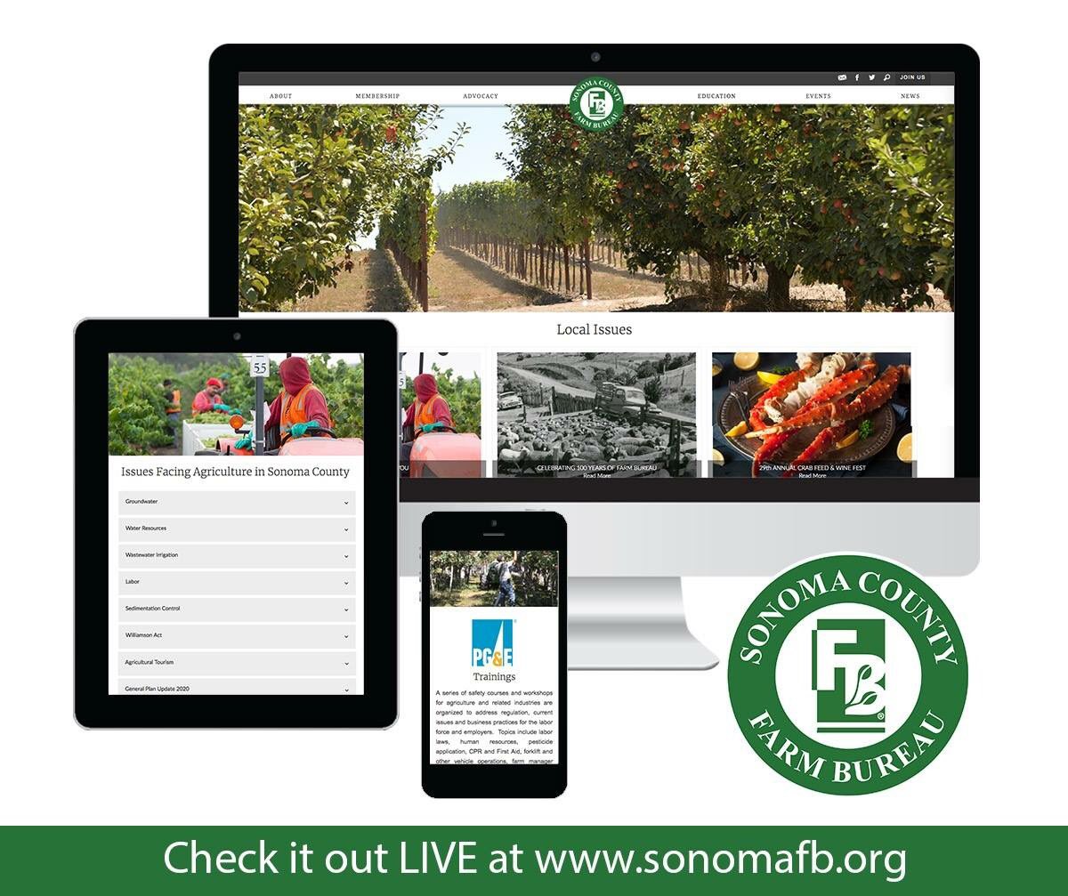 SonomaFB's tweet photo. We're excited to share our new website highlighting #SonomaCounty #agriculture! Check it out now at https://t.co/SC2utsTtuk https://t.co/HrJzz7k5bi