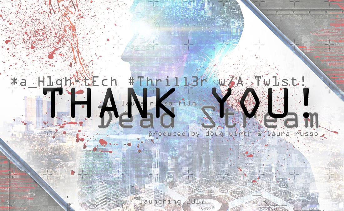 HITLMovie's tweet photo. #THANKYOU 4 UR #Support: James Goi, Robert Benson, Kimberly Finestone, wadams, Regina Hamilton, Richard M. Chacon, "Long Time Admirer, First Time Donation" & the 4 Anonymous Donors!! #YouRock and #makethingshappen! Campaign: https://t.co/fvZzsriUpZ
#inthestretch #DeadStreamMovie https://t.co/H1JVL8W2aH