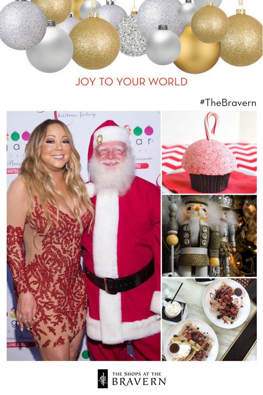 Treat them to holiday joy! Holiday happiness wrapped up in <a href="/trophycupcakes/">Trophy Cupcakes</a> or a <a href="/SugarFactory/">SUGAR FACTORY</a>  dessert. #TheBravern
