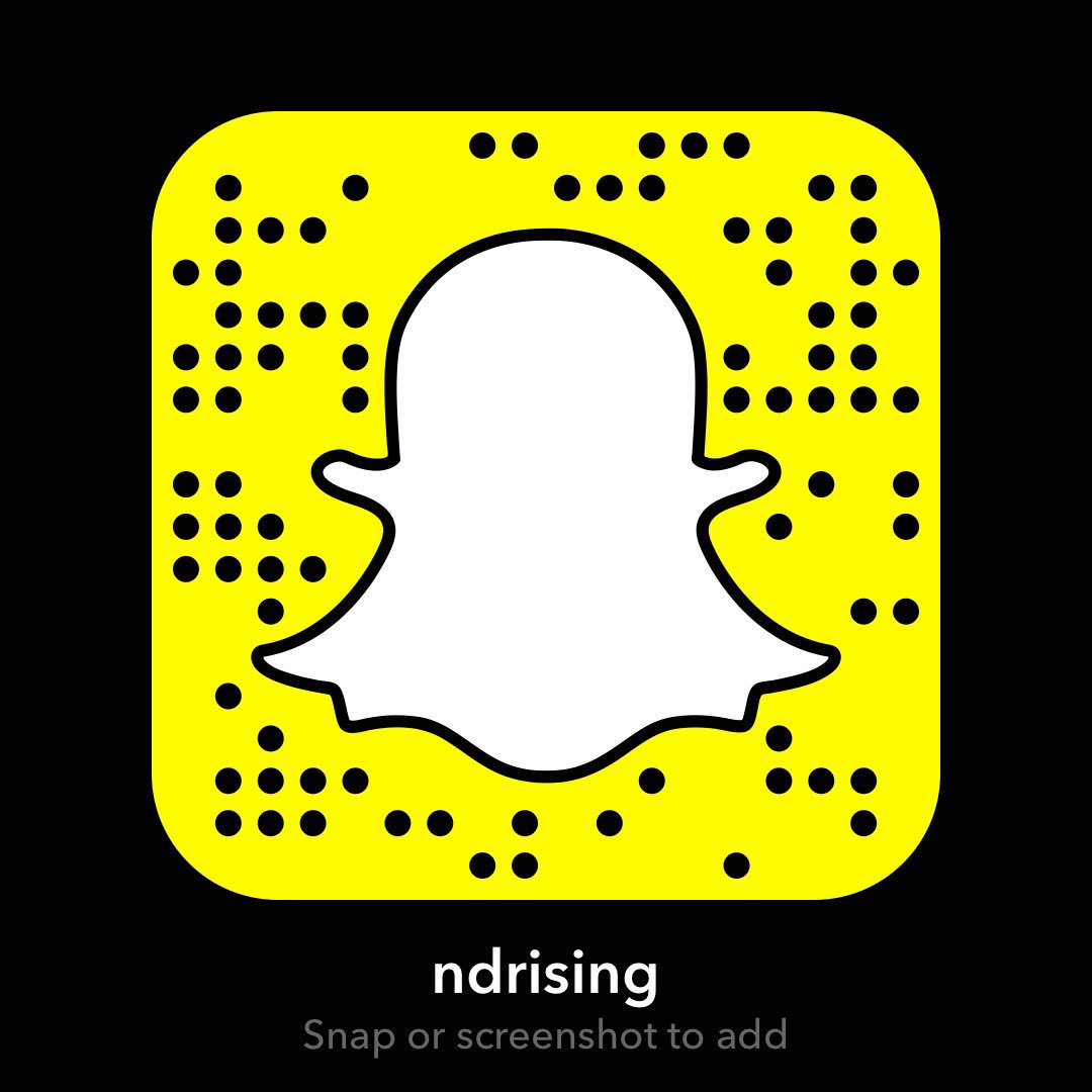 Be sure to follow us on our Snapchat for exclusive updates on everything New Day Rising. 
Just scan the code below and you are good to go!