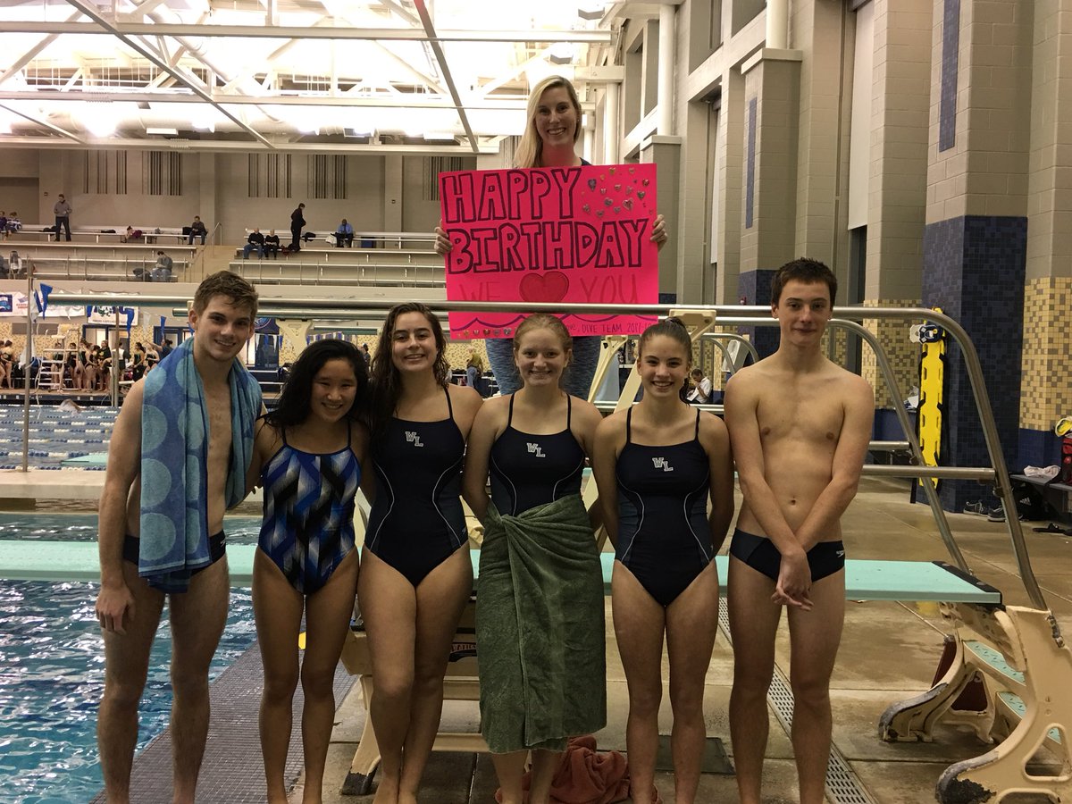 WLdive's tweet photo. Wishing a happy birthday to our fantastic dive coach, Ms. Johnston!! Hope you have an amazing day 🎈🎉 @WLswim @WLHSAthletics @WLHSPrincipal https://t.co/pzakTppAnt