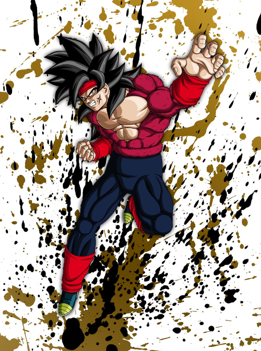 ひろ バーダックss4のイラスト ドラゴンボール バーダック 超サイヤ人4