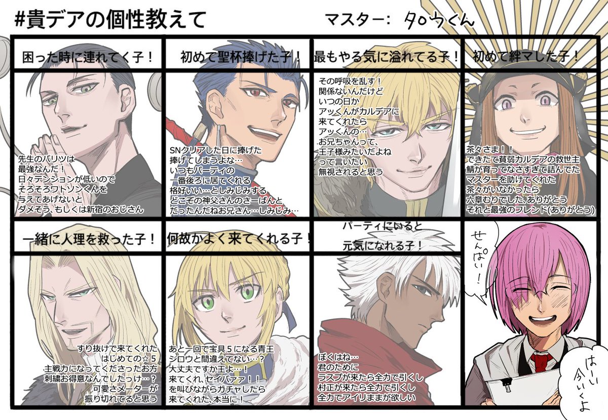 テンプレお借りしました～楽しかった
#貴デアの個性教えて 