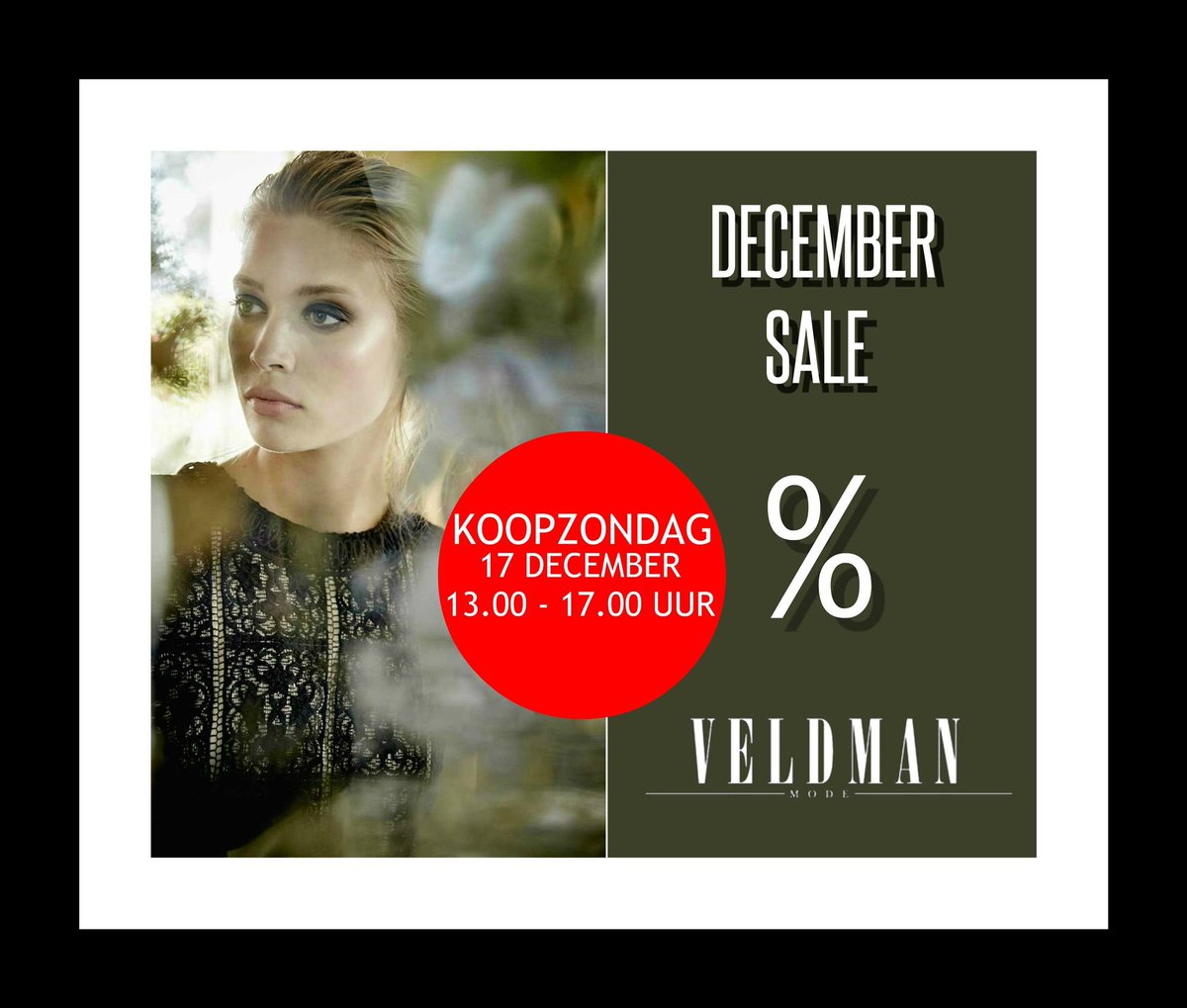 VeldmanMode's tweet photo. Kerst-Koopzondag 17 december
Kom je ook even kijken bij de % December-Sale % - Veldman Mode  
#kerstshoppen #koopzondag #koopzondaghoogeveen #veldmanmode #tamboerpassage #hoogeveen #winkeleninhoogeveen https://t.co/5OfFFT5Ezh