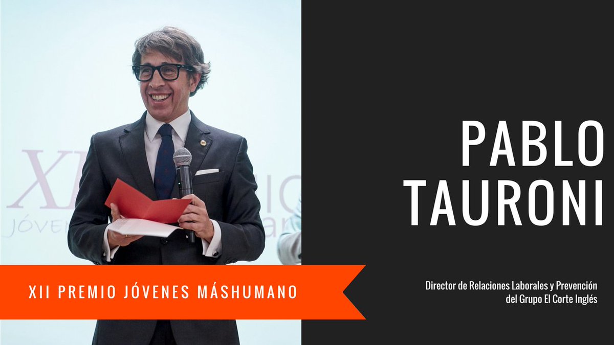 masHumanoRed's tweet photo. Hablamos con Pablo Tauroni, Director de Relaciones Laborales y Prevención del Grupo @elcorteingles, a cerca de la importancia que el #premiomáshumano tiene para la entidad  
https://t.co/8ZLU8fQRkV https://t.co/FQi2TGGQkW