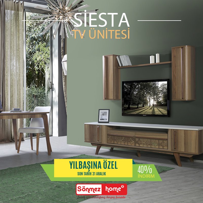 Siesta Modern TV Ünitesi ile televizyon keyfinize anlam katın!
😄👍
#EnGüzelAnlara #SönmezHome2017 #Yeni #EnGüzelAşklara #Sönmez #Home #YeniSezon #Modern #HomeDesign #Design #Decoration #Ev #Evlilik #Wedding #Çeyiz #Konfor #Rahat #Dolap #Estetik #Renk #Salon #Mobilya #Yılbaşı
