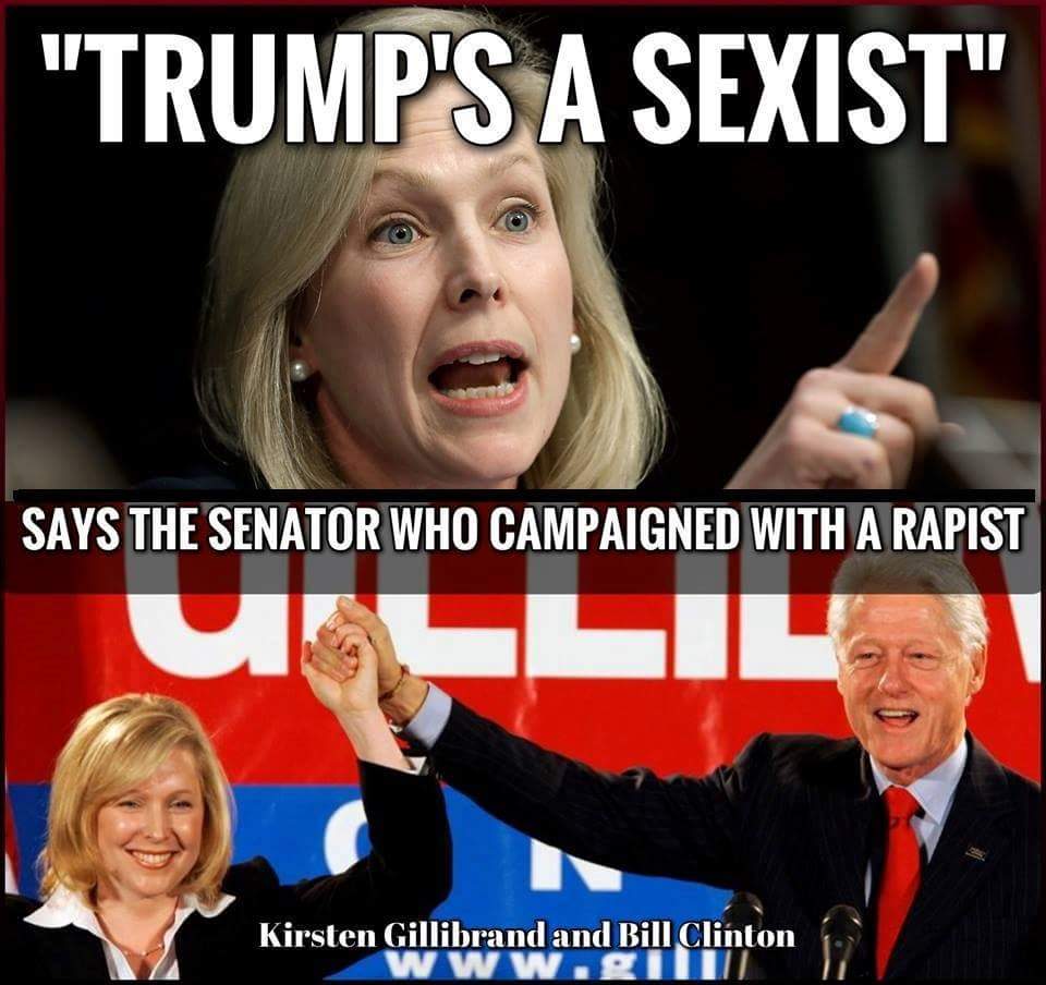 SchorerTimothy's tweet photo. @SenGillibrand, no, we aren't going to take your hypocrisy! https://t.co/mmoOa8kJjw